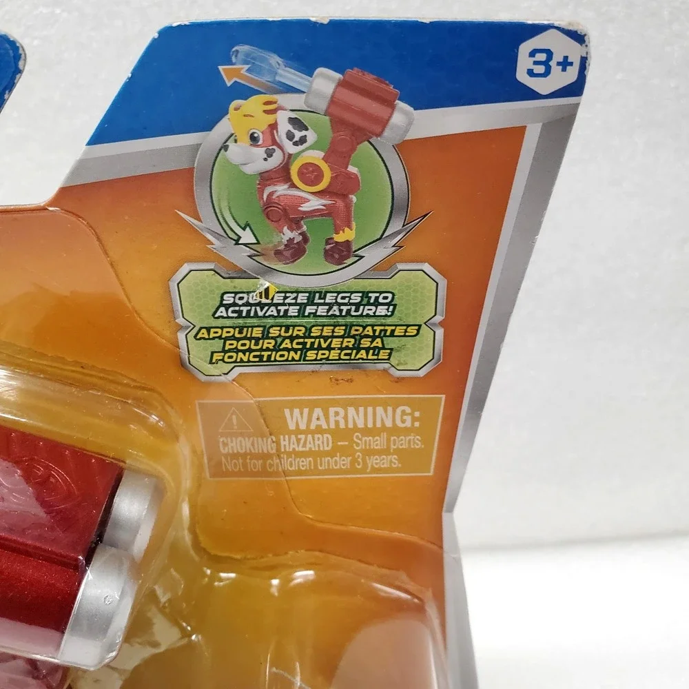PAW Patrol Mighty Pups Super Paws Marshall Figure Nickelodeon Spin Master 2018